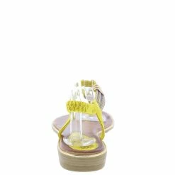SUP Shoes A291 Yellow T-Strap Thong Sandals