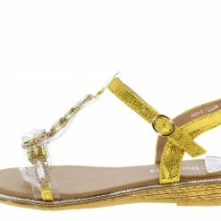 SUP Shoes AA98 Yellow Open Toe Sandal
