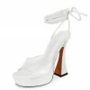 Liliana Tricia039 White Women's Heel