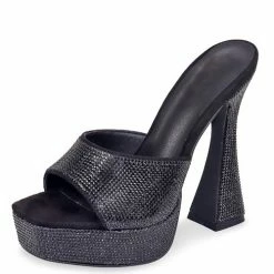 Liliana Maureen061 Black Women's Heel