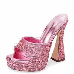 Liliana Maureen061 Pink Women's Heel Shoes