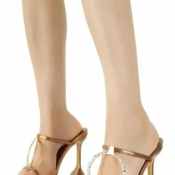 CAPE ROBBIN Freda126 Bronze Women's Heel