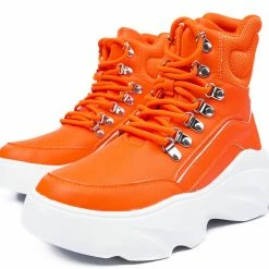 CAPE ROBBIN Aston Orange Women's Boot