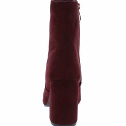 SHOE MAGNATE Anesha6 Wine Fringe Chain Almond Toe Ankle Boot Boots 7 SHOE MAGNATE Anesha6 Wine Fringe Chain Almond Toe Ankle Boot Boots