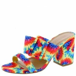 JP Appetite73 Hot Pink Open Toe Buckle Strap Block Heel Shoes