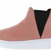 Shoe Republica Arena Mauve Round Toe Elastic Panel Sneaker Boot