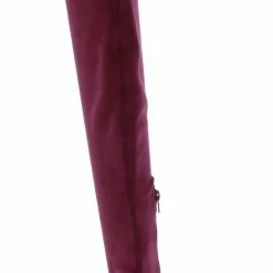 SUP Serena8h Maroon Drawstring Knee High Boot Boots 7 SUP Serena8h Maroon Drawstring Knee High Boot Boots