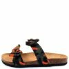Liliana Janis070 Orange Camo Women's Sandal
