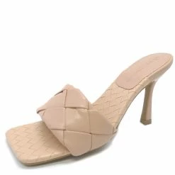 Legend Bona02 Nude Pu Women's Heel Shoes