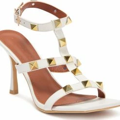 Legend Bona45 White Pu Women's Heel