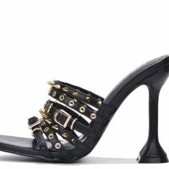 CAPE ROBBIN Pao505 Black Women's Heel What's New