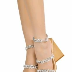 CAPE ROBBIN Nell212 Nude Women's Heel