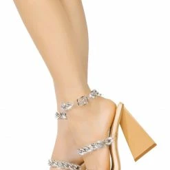 CAPE ROBBIN Nell212 Nude Women's Heel