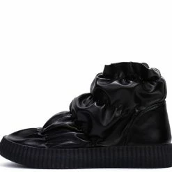 CAPE ROBBIN Jade012 Black Women's Flat