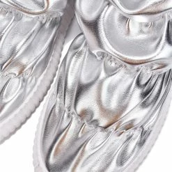 CAPE ROBBIN What's New Jade012 Silver Women's Flat