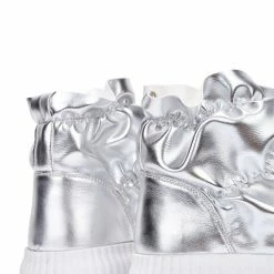 CAPE ROBBIN What's New Jade012 Silver Women's Flat