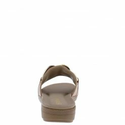 SUP Champion05 Camel Large Chain Open Toe Low Slide Wedge What's New