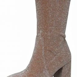 SHOE MAGNATE Christine1 Rose Gold Women's Boot Boots