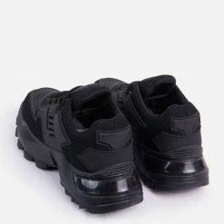 Lemonade Clout Black Round Toe Lace Up Sneaker Boot What's New