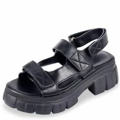 Liliana What's New Iggy22 Black Women's Sandal