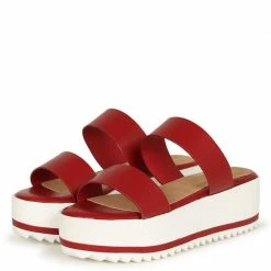 JP Collab01 Red Women's Wedge Shoes