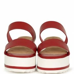 JP Collab01 Red Women's Wedge Shoes
