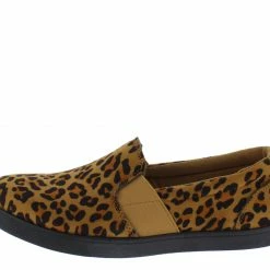 Mata Cali3 Leopard Round Toe Slip On Loafer Flat Shoes