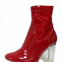 SHOE MAGNATE Boots Cameron3 Red Pat Women's Boot