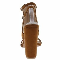 MACHI Cassandra Camel Front Panel Open Toe Double Slingback Heel Shoes 7 MACHI Cassandra Camel Front Panel Open Toe Double Slingback Heel Shoes