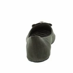 DBDK Corounaa1 Olive Rhinestone Bow Flat