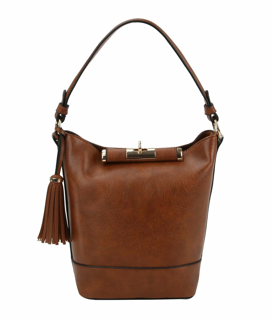 HANDBAG REPUBLIC Accessories Odette11 Brown Women's Handbag Two Piece Set 4 HANDBAG REPUBLIC Accessories Odette11 Brown Women's Handbag Two Piece Set