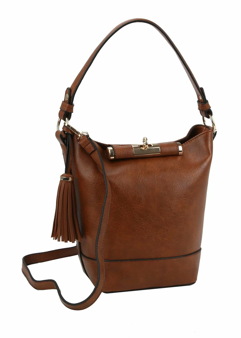 HANDBAG REPUBLIC Accessories Odette11 Brown Women's Handbag Two Piece Set 5 HANDBAG REPUBLIC Accessories Odette11 Brown Women's Handbag Two Piece Set