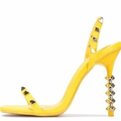 CAPE ROBBIN Dakine Yellow Women's Heel Shoes