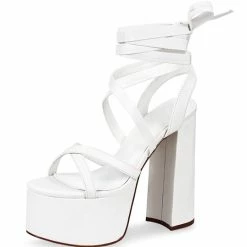 Liliana Lucia069 White Women's Heel