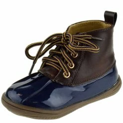 TOP GUY What's New Ducko1a Brown Lace Up Ankle Duck Infants Boot