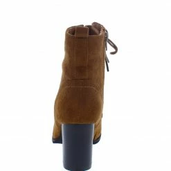 SPRINGLAND Boots Dahlia08s Taupe Almond Toe Lace Up Boot