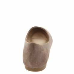 Bella Marie Dana12 Taupe Faux Suede Flats