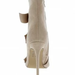 Shoe Republica Doutzen Camel Multi Buckle Stiletto Ankle Boot