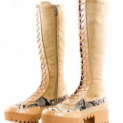 CAPE ROBBIN Boots Eliza Nude Women's Boot