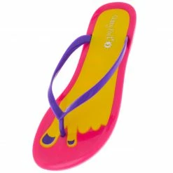 JP Shoes Earnest05 Purple Peace Foot Jelly Sandal