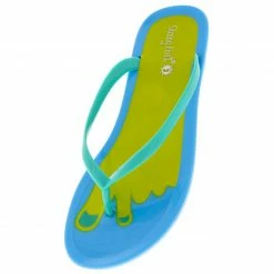JP Earnest05 Seafoam Peace Foot Jelly Sandal Shoes