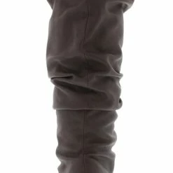 Michael Antonio Boots Anja Brown Slouchy Pointed Toe Wedge Boot