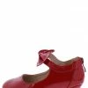 Forever Link Erika64k Red Pat Bow Ankle Mary Jane Kids Flat Little Princess