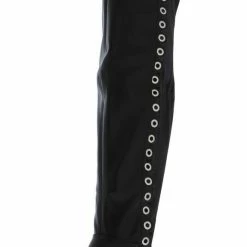 Forever Link Boots Fifty56 Black Side Grommet Over The Knee Boot