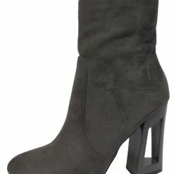 SHOE MAGNATE Gal3 Grey Women's Boot