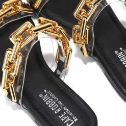 CAPE ROBBIN Goldie Black Women's Sandal What's New