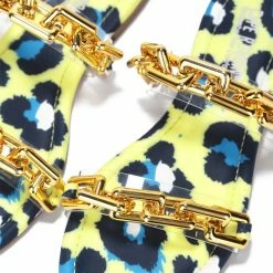 CAPE ROBBIN Goldie Leopard Women's Sandal