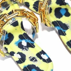 CAPE ROBBIN Goldie Leopard Women's Sandal