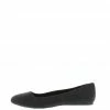QUPID Ballet Flats Gracie03 Black Ballet Slide On Flat