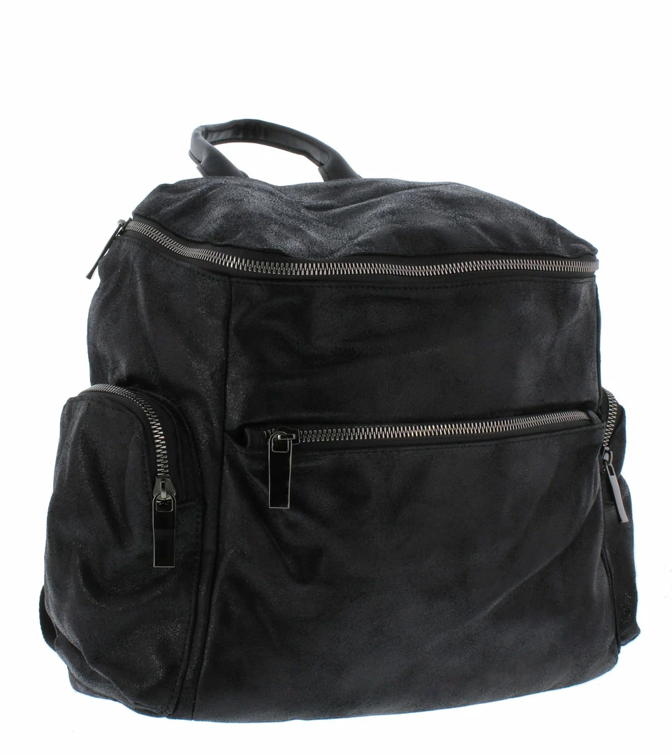 HANDBAG REPUBLIC What's New Lena055 Black Women's Handbag Backpack 4 HANDBAG REPUBLIC What's New Lena055 Black Women's Handbag Backpack